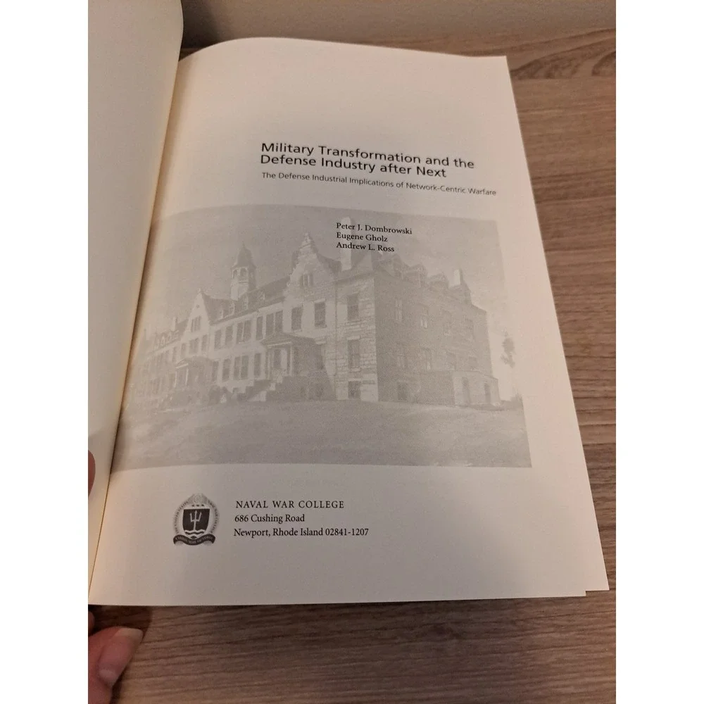 Military Transformation and the Defense Industry Dombrowski Newport Papers V18